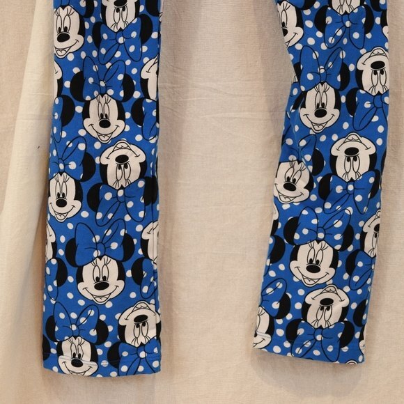 LuLaRoe Minnie Mouse Print Leggings TC Comfortable Stretch Disney Fan Favorite - Picture 8 of 10